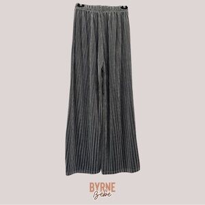 Velvet Pleated Pants